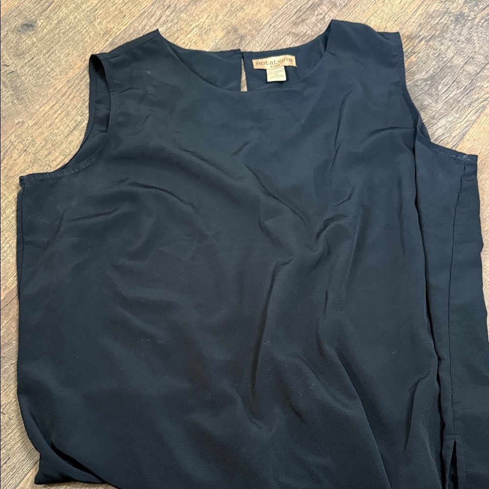 Women's Classic Black Blouse